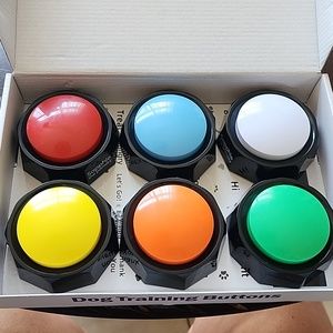 Dog training buttons